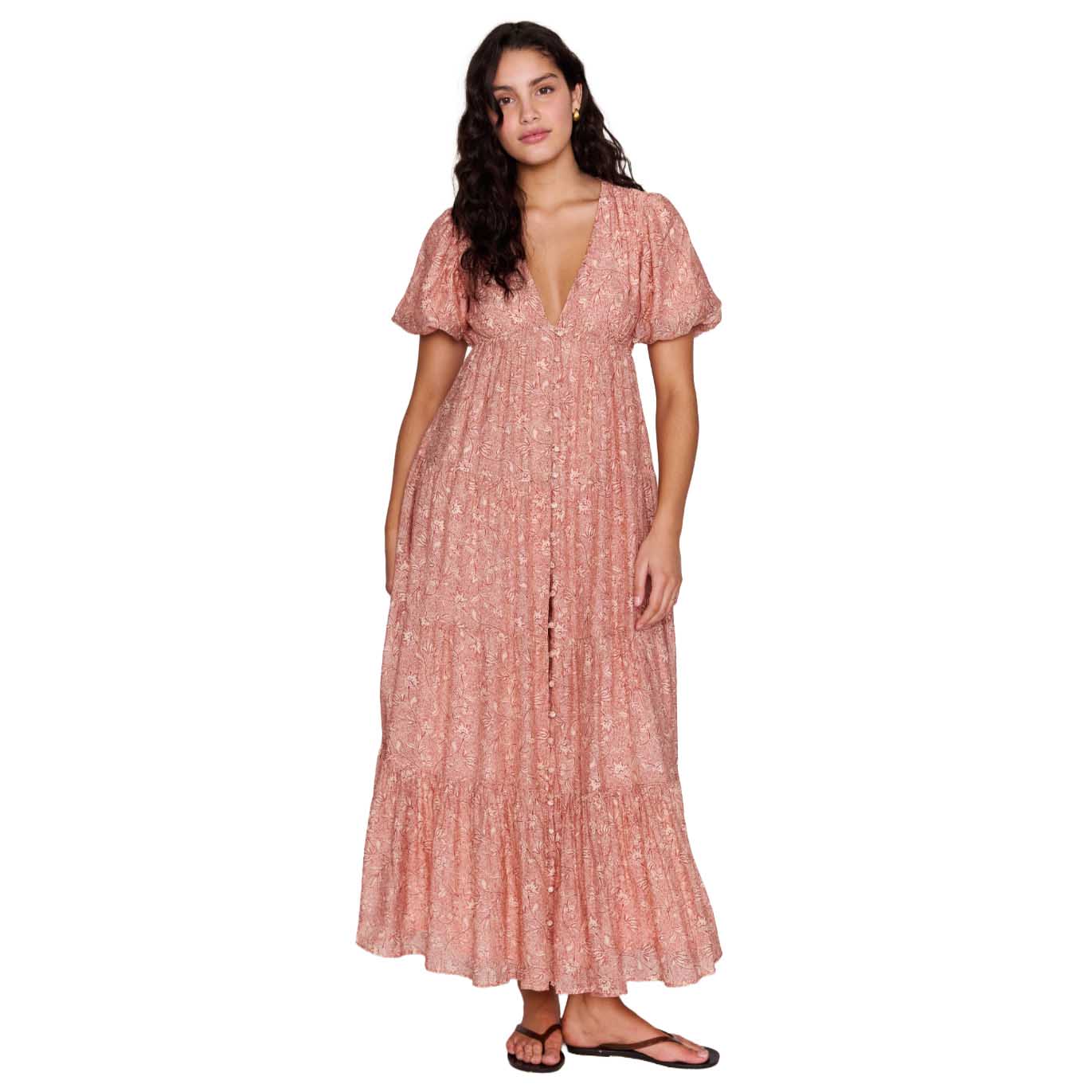 MINKPINK Yasmin Tiered Maxi Dress